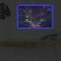 Wallity Lienzo Decorativo Iluminado con LEDs NASA-011 Multicolor
